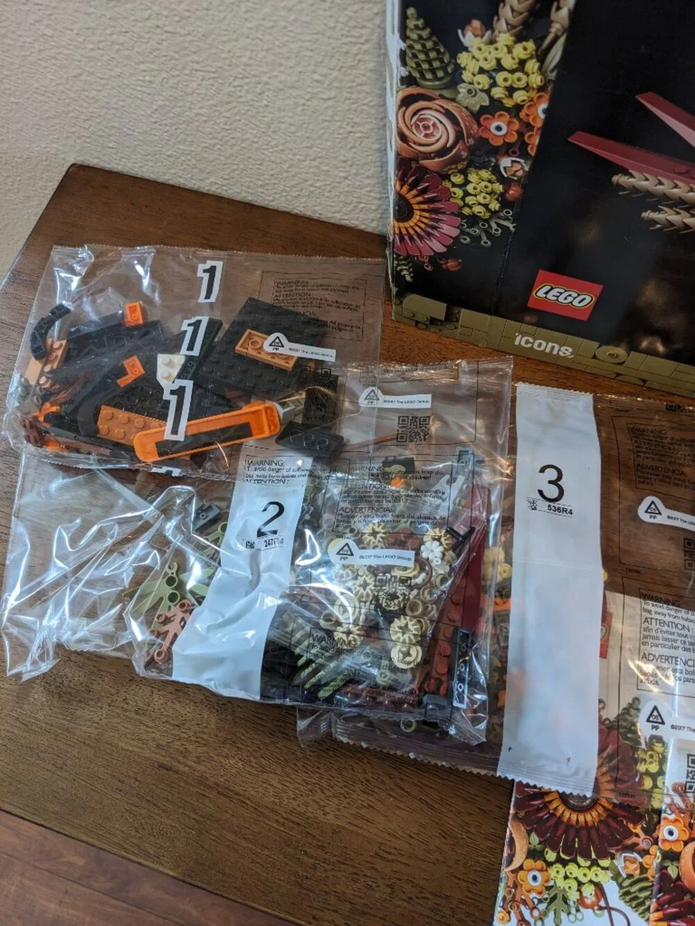LEGO Botanicals Set #10314 Dried Flower Centerpiece - New in Opened/Damaged Box